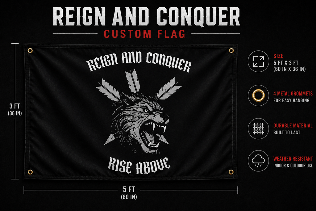Reign and Conquer Flag