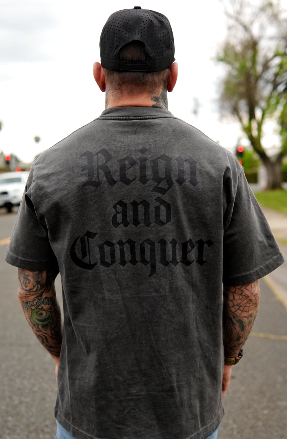 Oversized Heavyweight Wolf Tee