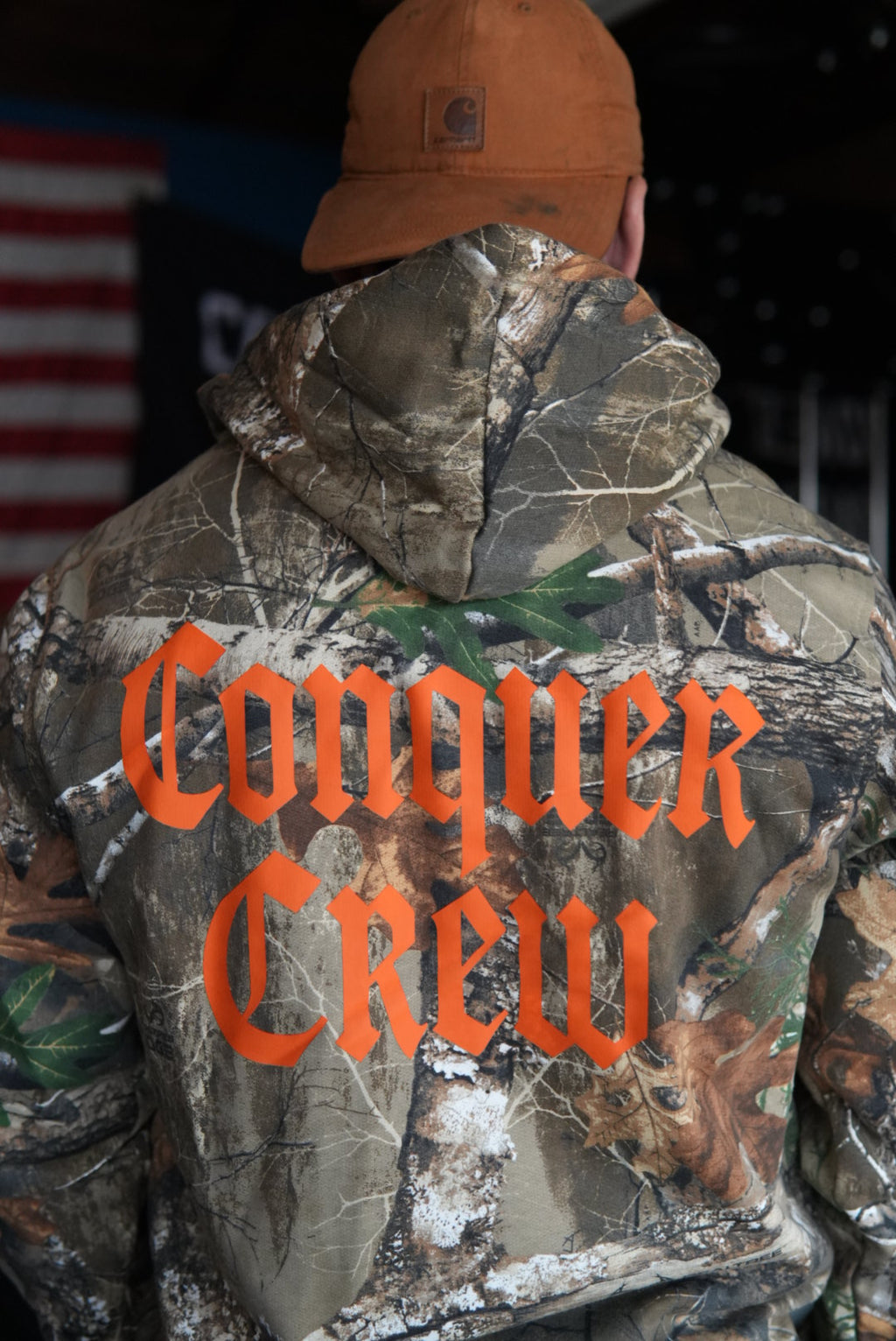 Conquer Crew Camo Hoodie