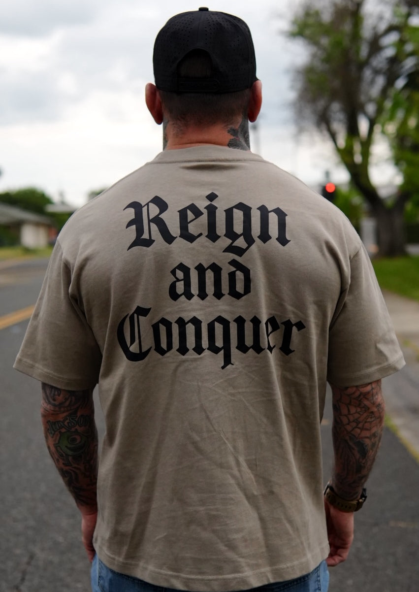 Oversized Heavyweight Wolf Tee