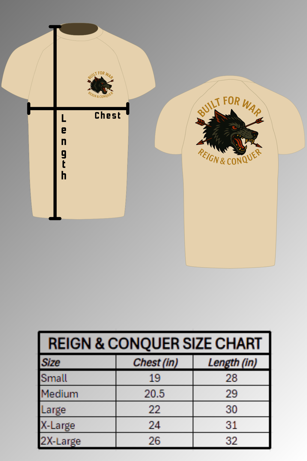Built for War Tee