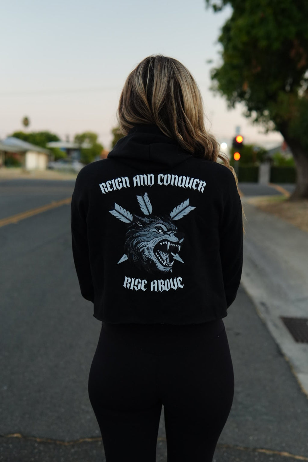 Rise Above Women’s Cropped Hoodie