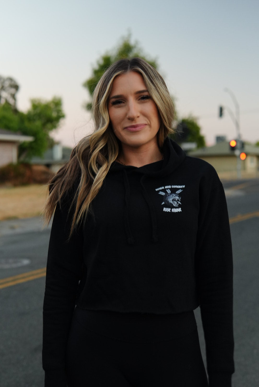 Rise Above Women’s Cropped Hoodie