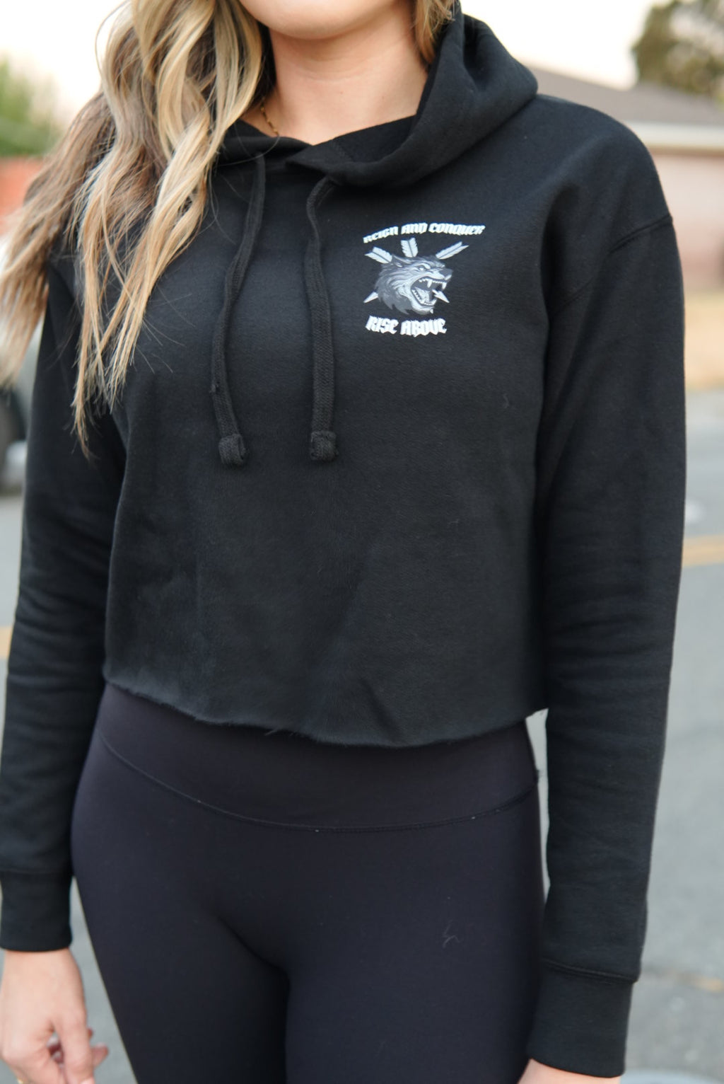 Rise Above Women’s Cropped Hoodie